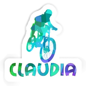 Claudia Sticker Freeride Biker Image