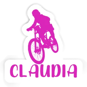 Claudia Sticker Freeride Biker Image