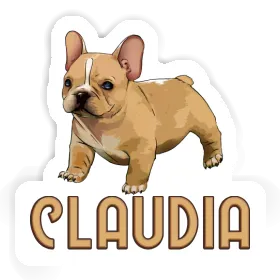 Claudia Sticker French Bulldog Image