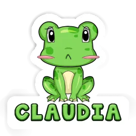 Toad Sticker Claudia Image