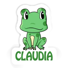 Claudia Sticker Frog Image