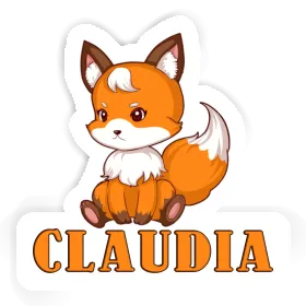 Sticker Claudia Fox Image