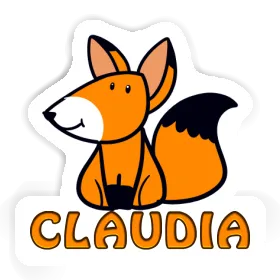 Claudia Sticker Fox Image