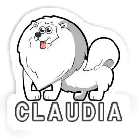 Claudia Sticker German Spitz Image