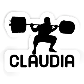 Sticker Weightlifter Claudia Image