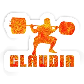 Sticker Weightlifter Claudia Image