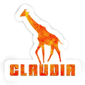 Sticker Claudia Giraffe Image