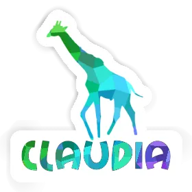 Claudia Sticker Giraffe Image