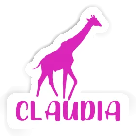 Sticker Claudia Giraffe Image