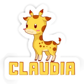 Giraffe Sticker Claudia Image