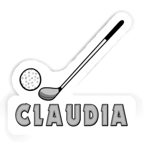 Sticker Claudia Golf Club Image