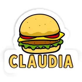 Sticker Hamburger Claudia Image