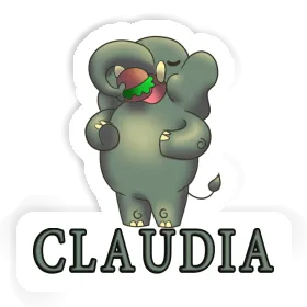 Claudia Sticker Hamburger Image