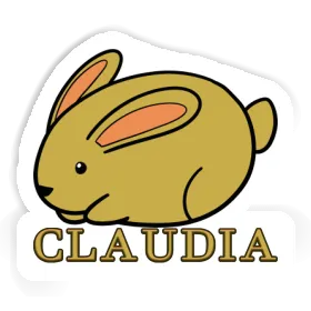 Sticker Claudia Hare Image