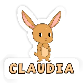 Sticker Claudia Easter Bunny Image