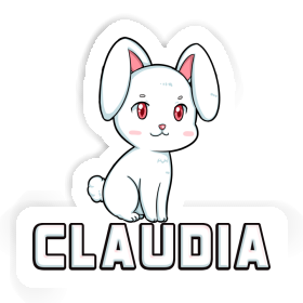 Rabbit Sticker Claudia Image