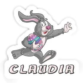 Sticker Rugby rabbit Claudia Image