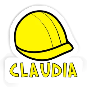 Claudia Sticker Construction Helmet Image