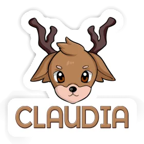 Sticker Claudia Deer Image