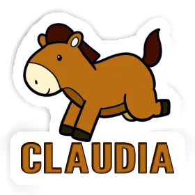 Horse Sticker Claudia Image