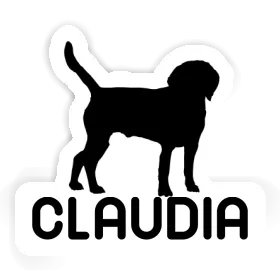 Dog Sticker Claudia Image