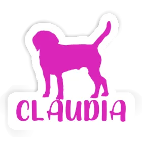 Sticker Claudia Dog Image