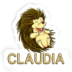 Hedgehog Sticker Claudia Image