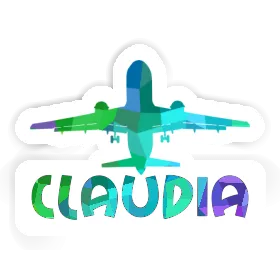 Jumbo-Jet Sticker Claudia Image