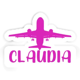 Claudia Sticker Jumbo-Jet Image