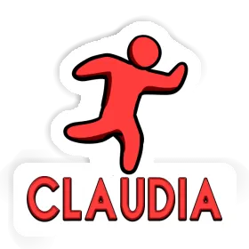 Coureur Autocollant Claudia Image