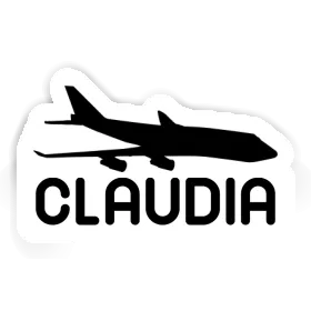 Sticker Jumbo-Jet Claudia Image