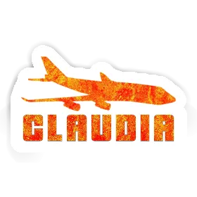 Jumbo-Jet Sticker Claudia Image