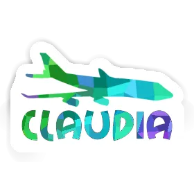 Claudia Sticker Jumbo-Jet Image