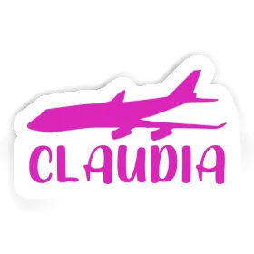 Jumbo-Jet Sticker Claudia Image