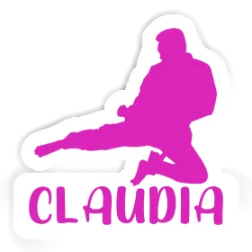 Sticker Karateka Claudia Image