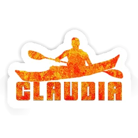 Sticker Kayaker Claudia Image