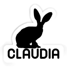 Rabbit Sticker Claudia Image