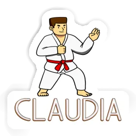 Sticker Karateka Claudia Image