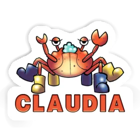 Crab Sticker Claudia Image