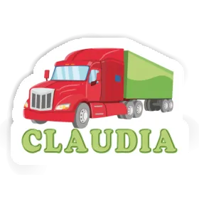 Truck Sticker Claudia Image