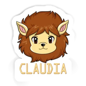 Lion Sticker Claudia Image