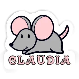 Claudia Sticker Mouse Image