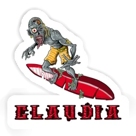 Sticker Surfer Claudia Image