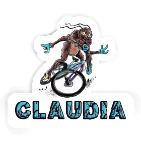 Claudia Sticker Biker Image