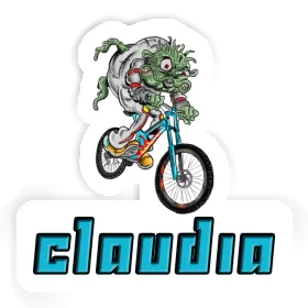 Sticker Claudia Downhill Biker Image