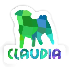 Sticker Pug Claudia Image