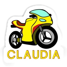 Sticker Claudia Motorcycle Image