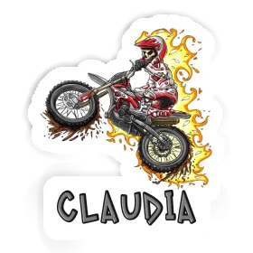 Sticker Claudia Motocross Rider Image