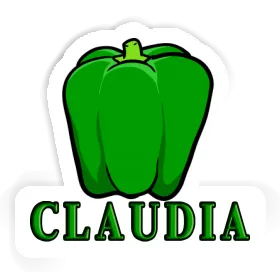 Sticker Claudia Paprika Image