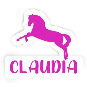 Sticker Claudia Horse Image